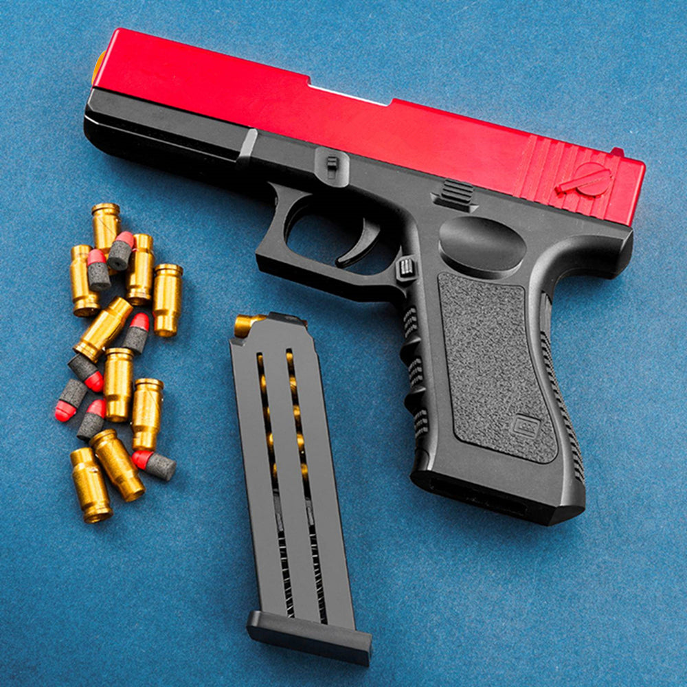 Unleash Your Imagination with the Red Glock G18 Toy Pistol: A Thrilling Addition to Your Play Arsenal