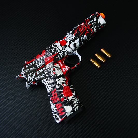 Toy gun Soft Bullet gun new upgraded toy pistol, Shooting Games Education Toy Model, a surprise for toy guns for boys (Non automatic)