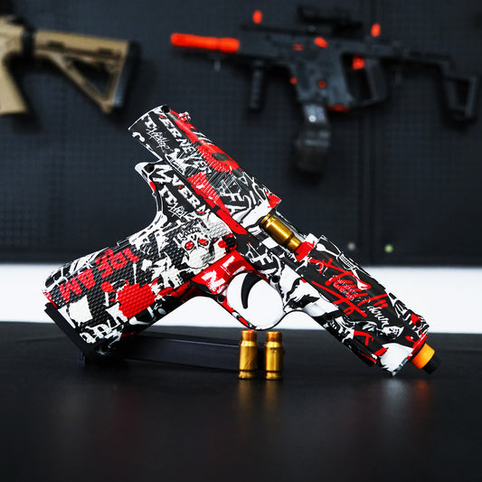 Colt 1911 Skull Edition Toy Gun: A Cool and Safe Childhood Playmate