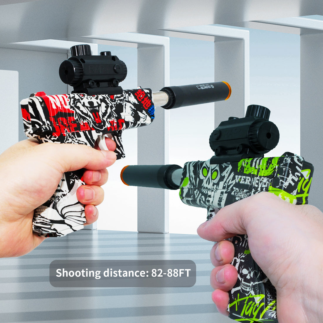 Explore the dual charm of the gel ball gun, the mini gun manual Glock gel blaster