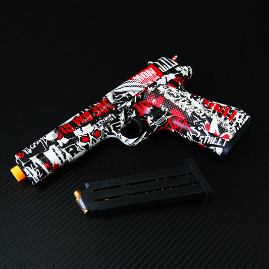 Toy gun new upgraded toy pistol, Shooting Games Education Toy Model, a surprise for toy guns for boys (Non automatic)