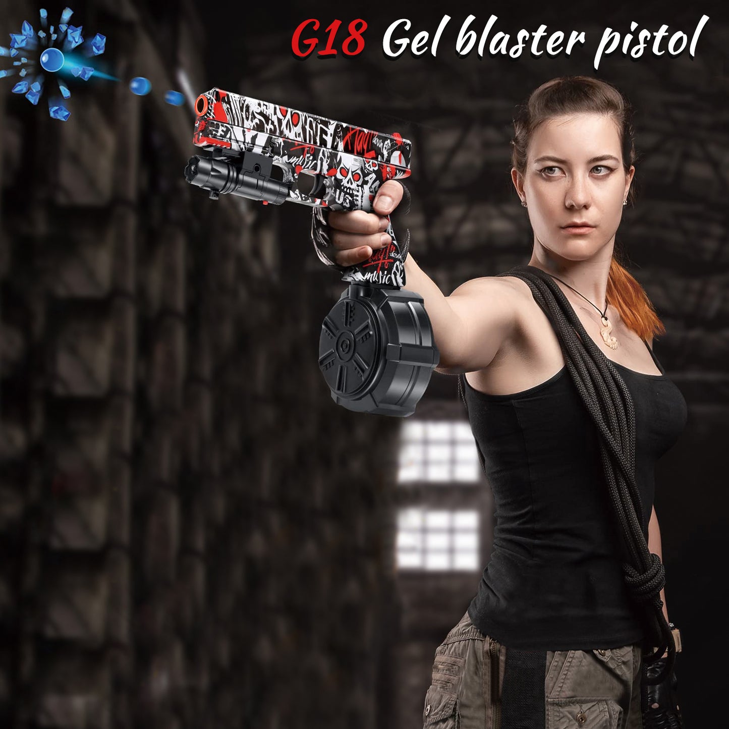 Electric Glock gel blaster gun