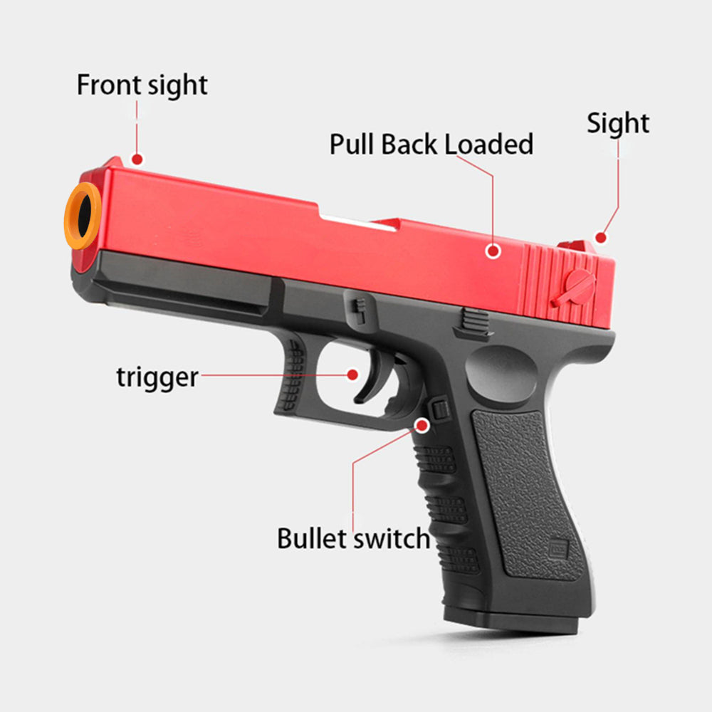 Toy Gun, pistola de juguete de tambor recién mejorada con gran capacidad, puede llevar accesorios de bala suaves, Toy Guns Boys Surprise Gift