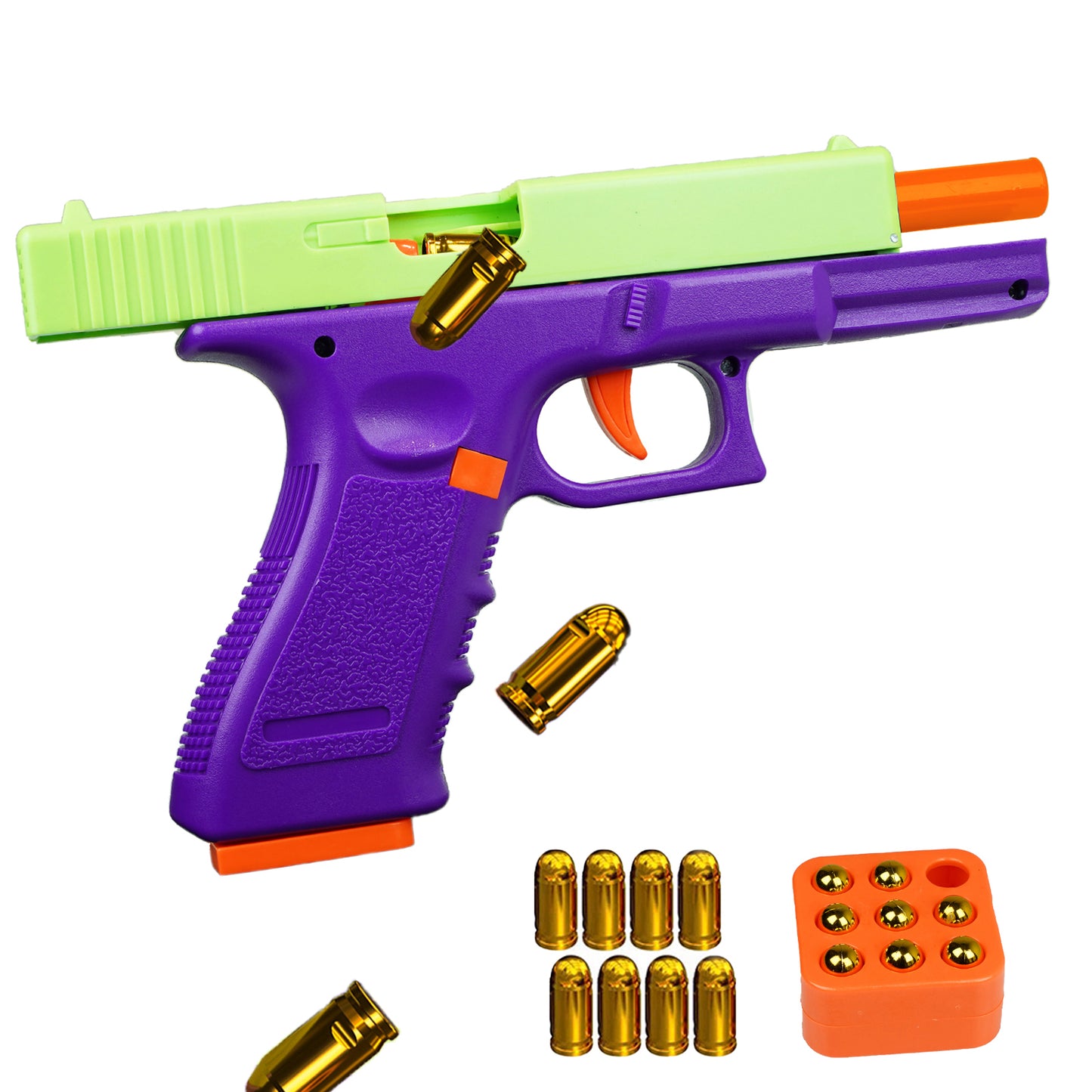 Glock Shell ejecting Toy Guns, Fidget Gun/Can Reload but Cannot fire-