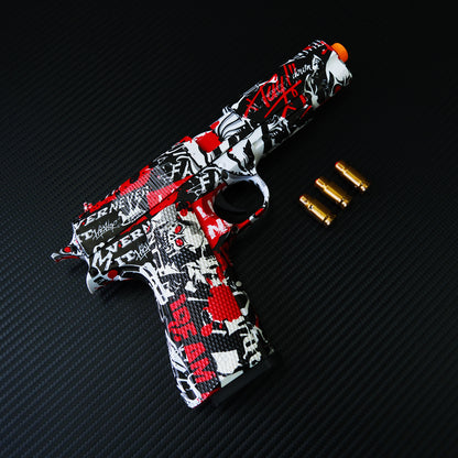 Toy Gun Soft Bullet Gun Nieuw opgewaardeerd speelgoedpistool, schietspellen educatie speelgoedmodel, een verrassing voor speelgoedwapens voor jongens (niet automatisch)