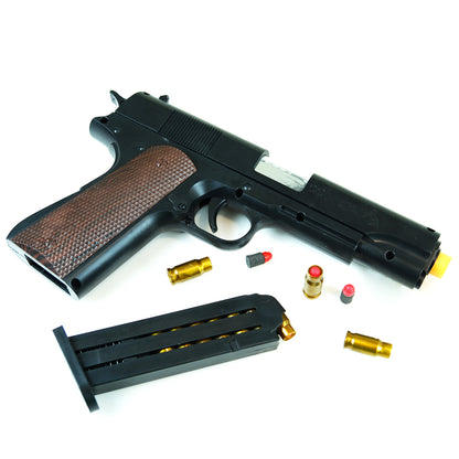 1911 Soft Bullet Toy Gun, Shell ejecting Toy Pistol, for Boys Shooting Games Education Toy Model