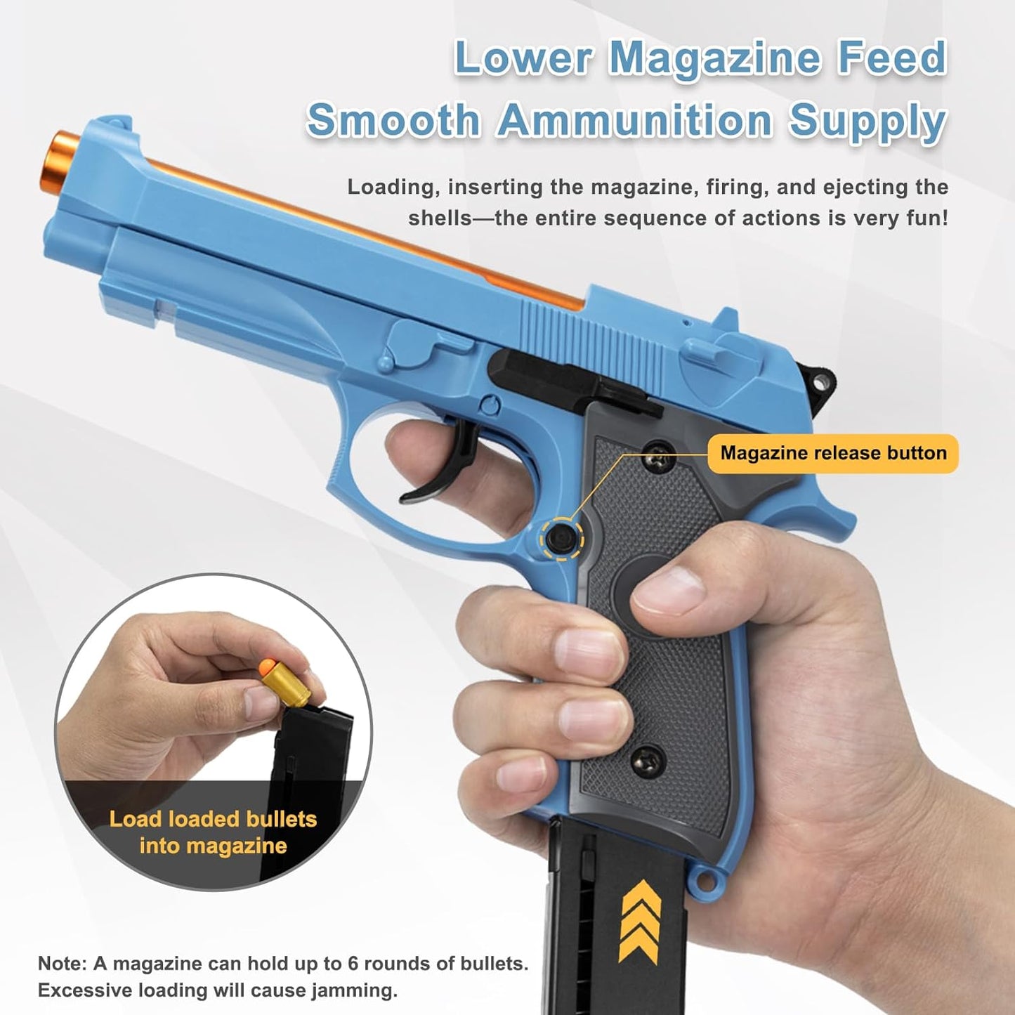 Beretta Toy guns, Semi-automatic Shell ejecting Toy Guns That Look Real-