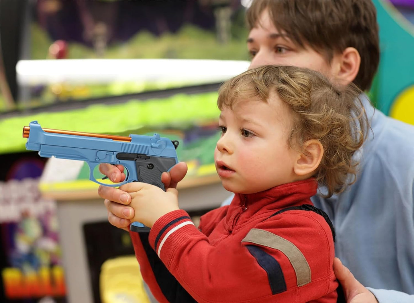 Toy Guns for Boys, semi-automatische shell die speelgoedpistolen uitwerpen die er echt uitzien, nep speelgoedmodel stress shot speelgoedpistool pistool beste cadeau voor kinderen jongens grils 8+