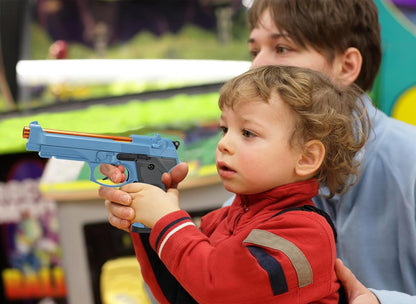 Pistolets jouets pour garçons, coquille semi-automatique éjectant des pistolets jouets qui ont l'air réel, faux modèle de jouet stress coup de pistolet jouet pistolet meilleur cadeau pour les enfants gliss 8+