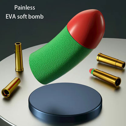 Revolver speelgoedpistool Eva Soft Bullets, Surprise Gift for Boys and Girls 12+