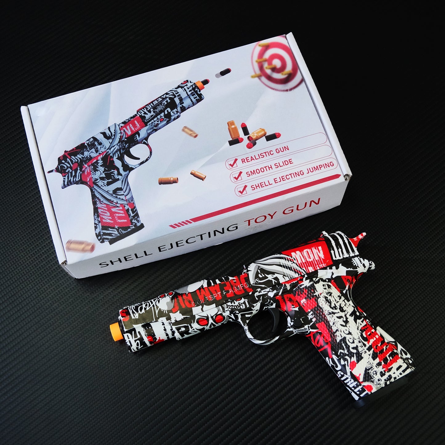 1911 Toy Gun, New Upgraded Shell ejecting Toy Pistol, a Surprise for Toy Guns for Boys