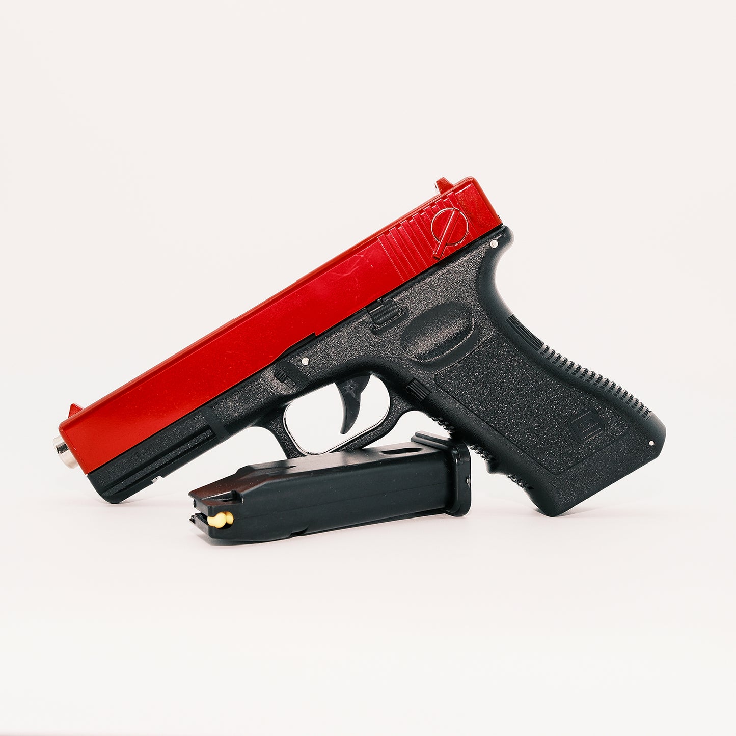 BB gun G18, 6mm plastic bbs pistol manual Red