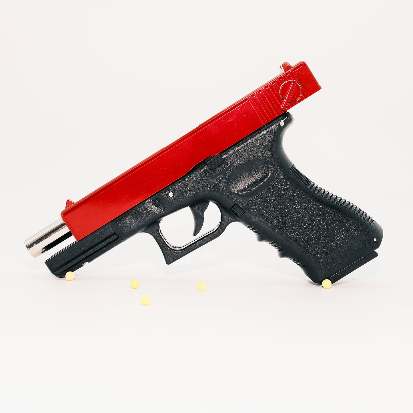 BB gun G18, 6mm plastic bbs pistol manual Red