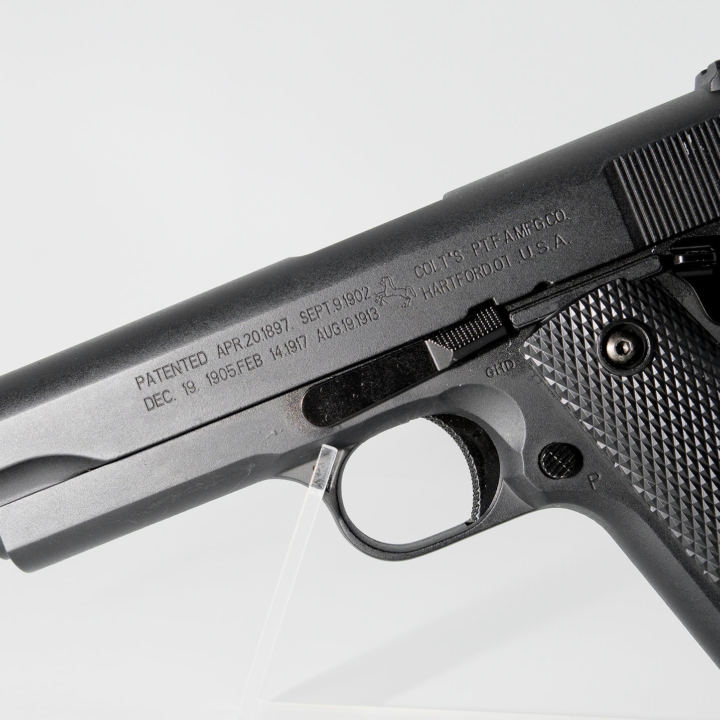 Black Hawk II 1911 bb gun, manual 6mm plastic bbs, Metal gun body and magazine