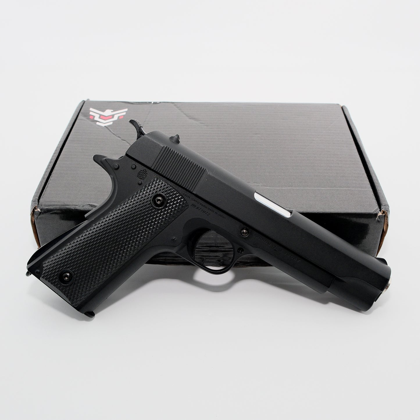 Black Hawk II 1911 bb gun, manual 6mm plastic bbs, Metal gun body and magazine