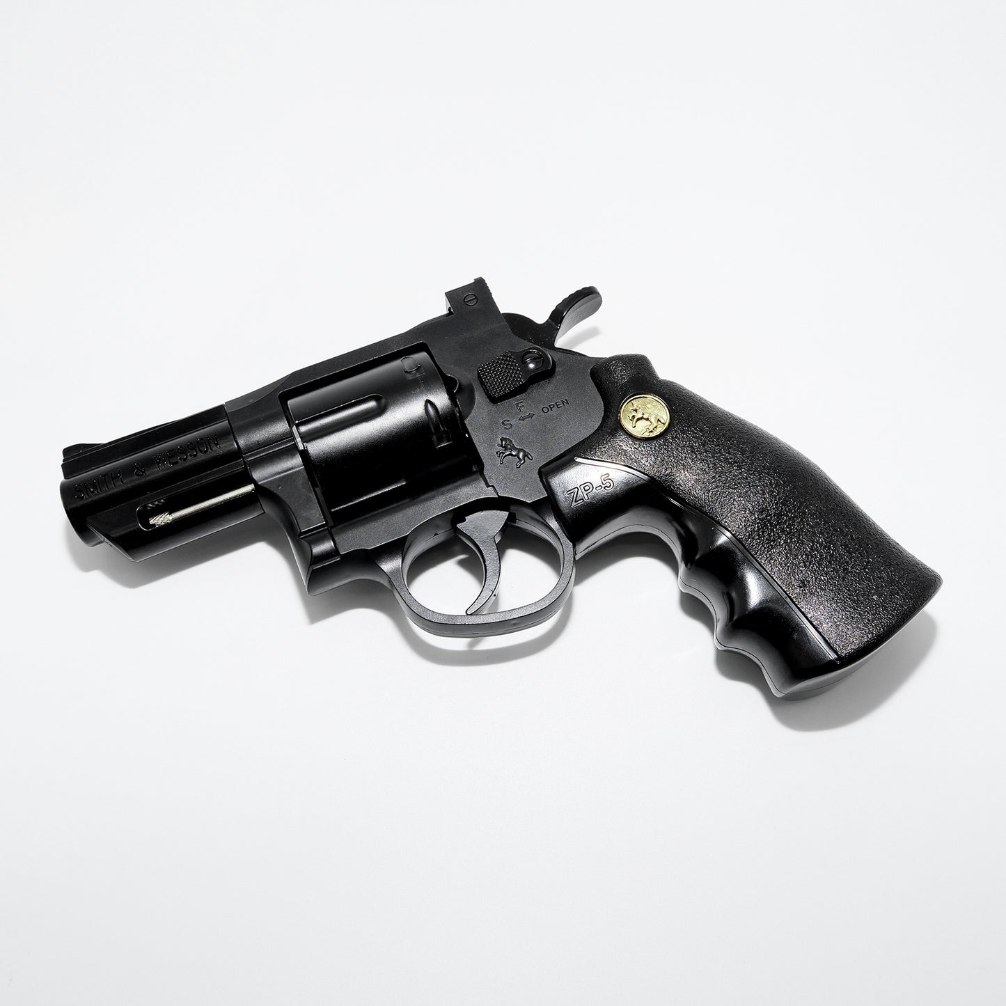 Revolver zp-5 bb gun, 6mm bbs, Manual - Semi-metallic gun body - Metal Bullet shell