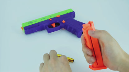 3D -geprinte G21 speelgoedpistool, fidgetpistool/een goed pistool voor decompressie, kan herladen maar kan niet schieten, voor familie en vrienden