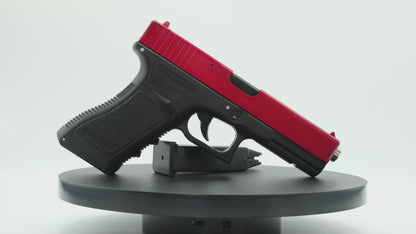 BB gun G18, 6mm plastic bbs pistol manual Red